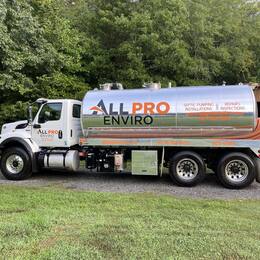 All Pro Enviro septic truck