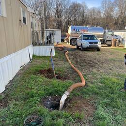 All Pro Enviro septic crew on the job